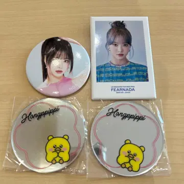 르세라핌 은채 가챠 캔 배지 거울