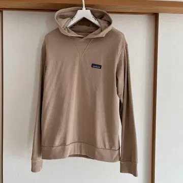 Patagonia 베이지 후드 부착 후드티 v
