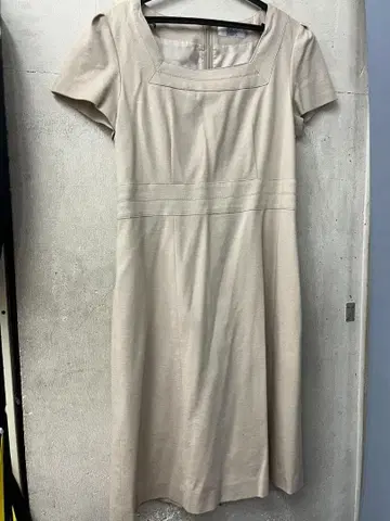 J PRESS 반팔 원피스 베이지 온워드 카시야마