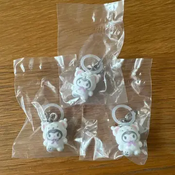 메지루시 액세서리 산리오 캐릭터즈 후와후와 스노우 쿠로미 3개 세트