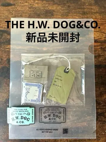 THE H.W. DOG&CO. 미개봉 새상품 머니클립 실버 블루