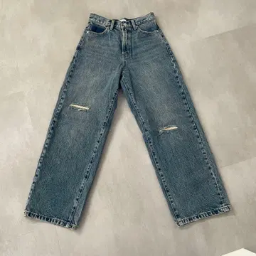 LOWRYSFARM 와이드 스트레이트 데님 팬츠