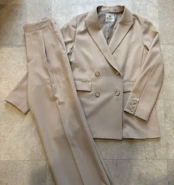 나노 베이지 셋업 팬츠