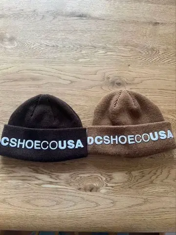 DC SHOE USA 키즈 니트 모자 2세트