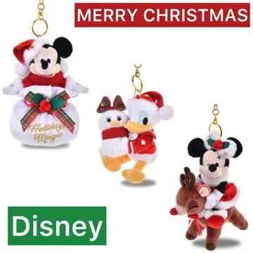 도날드 미키 미니 봉제 인형 키링 키체인