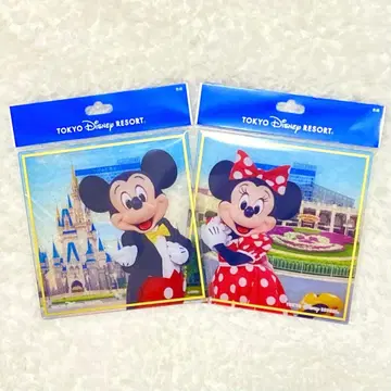 파크 품절 중! [ 미키 미니 색지 2장 세트 ] 디즈니 실사