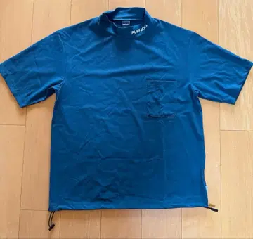 RUFFLOG 모크넥 t셔츠 드로우 스트링 포함