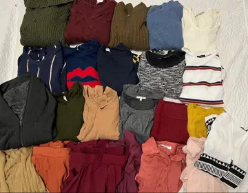 여성 의류 묶음 판매 가을 겨울 의류 23점 니트 스웨터 가디건