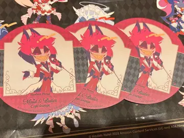 해즈빈 호텔 애니메이트 카페 아니카페 특전 코스터 알래스터 3장