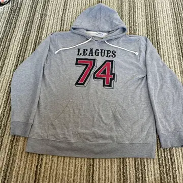 Doublefocus 그레이 후드티 LEAGUES 74 LL