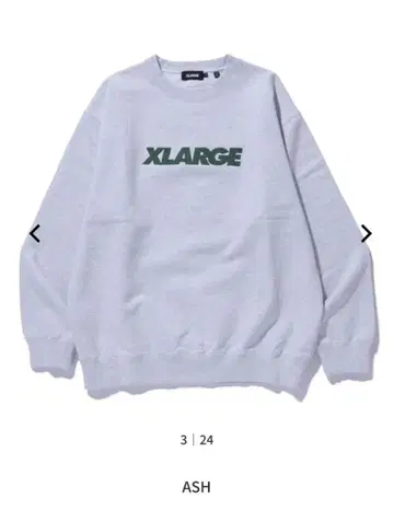 새상품 엑스라지 XLARGE 로고 SWEAT 맨투맨