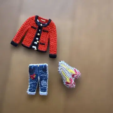 TO BE CHIC 컬러풀 의류 배지 3세트