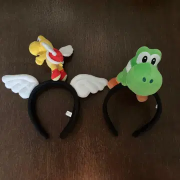 USJ 닌텐도 머리띠 x 2 요시 파타파타