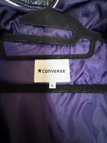 CONVERSE 컨버스 다운 자켓 네이비 4L