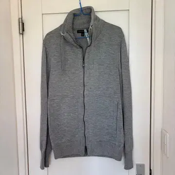 BANANA REPUBLIC 그레이 집업 스웨터 M