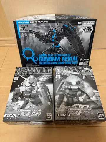 HG.SD 이벤트 한정판 3종 세트 에어리얼 건담