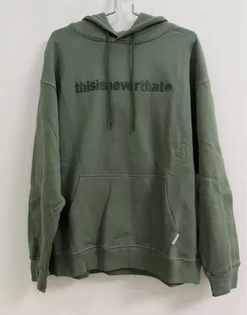 thisisneverthat 후드 부착 후드티 올리브 그린