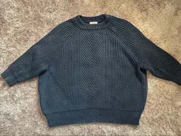 [ 론 헤르만 구매 ] 데밀리 DEMYLEE 인디고 염색 니트 스웨터