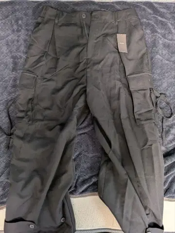 CLEL 블랙 파라슈트 팬츠 M 사이즈