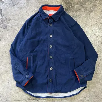 레어 TOOT 투트 플리스 셔츠 사이즈 XL 네이비 자켓