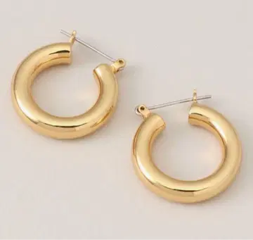 FRAMeHOLIDAYWORK 골드 후프 귀걸이 중형