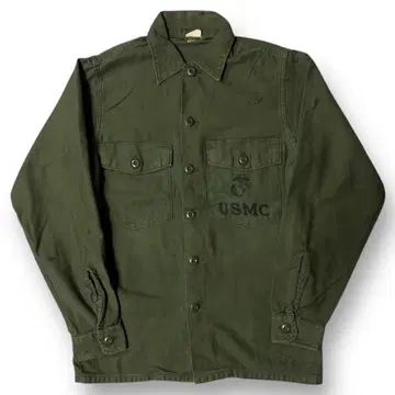 USMC 70s 유틸리티 셔츠 OG-107 실물 스텐실