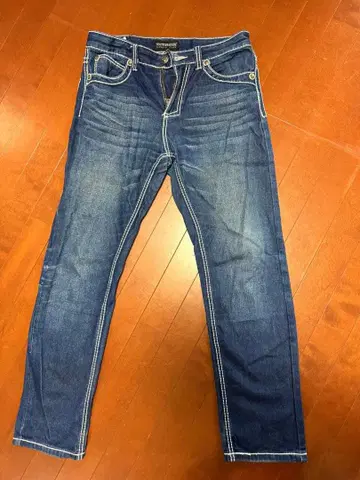 VICTORIOUS 프리미엄 청바지 다크 블루 슬림 핏