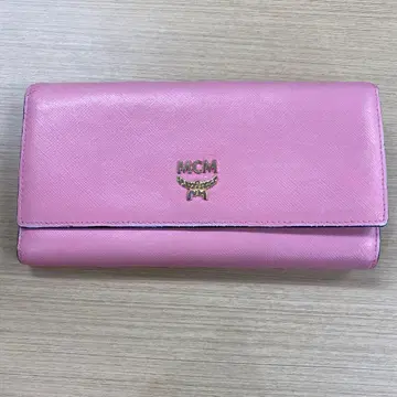 MCM 핑크 장지갑