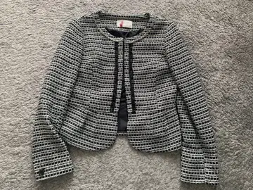 KUMIKYOKUanysis 노카라 자켓 트위드 2 사이즈