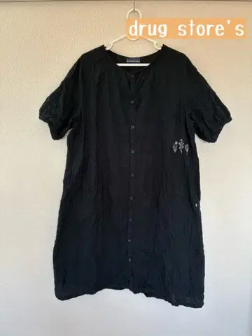 드럭 스토어즈 반팔 셔츠 원피스