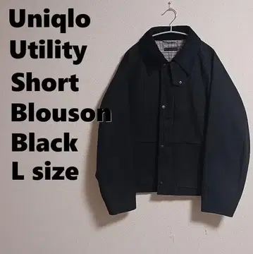유니클로 유틸리티 숏 블랙 L 사이즈