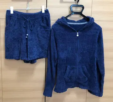 츄츄안나 모코모코 네이비 후드 부착 룸웨어 세트 M