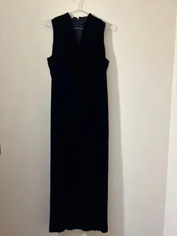 벨벳 롱 원피스