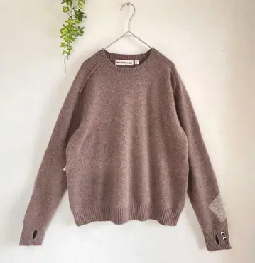 안야 힌드마치 유니클로 콜라보 캐시미어 니트 XL 모카