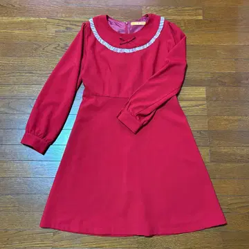 리본 프릴 원피스