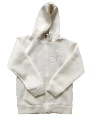 GOTCHA 화이트 집업 후디