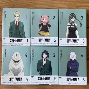 SPY x FAMILY DVD 1-6권 세트 초회 생산 한정판