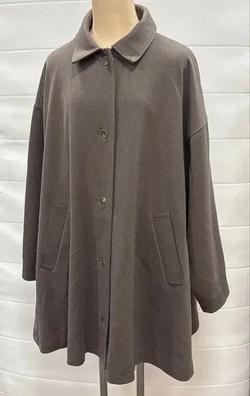 프릭스스토어 판초풍 코트 브라운