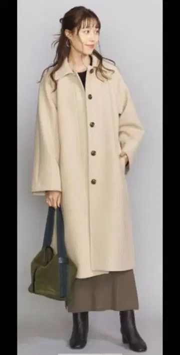 BEAUTY&YOUTH BY 모사 와이드 슬리브 스텐카라 코트