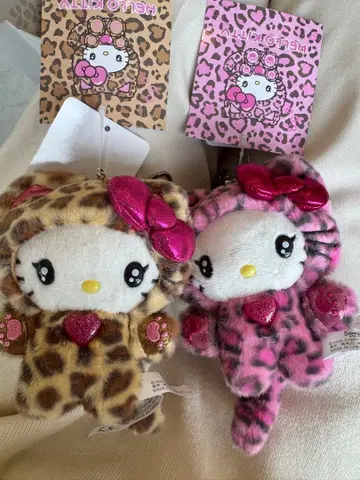 갸루 고양이 키티 마스코트 2개 세트