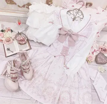 LIZLISA GirlPretty 패턴 원피스 핑크