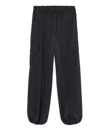 24년 새상품급 아나이 스트레치 새틴 카고 팬츠 네이비 36 사이즈