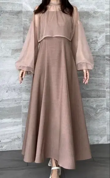 여성용 파티 드레스 포멀 드레스 더스티 핑크