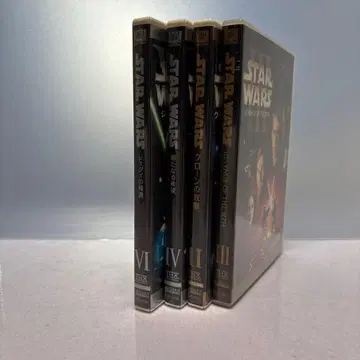 STAR WARS 렌탈판 DVD 4장 세트