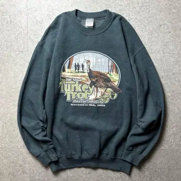 GILDAN 00s 맨투맨 러닝 이벤트 터키 스트릿 M