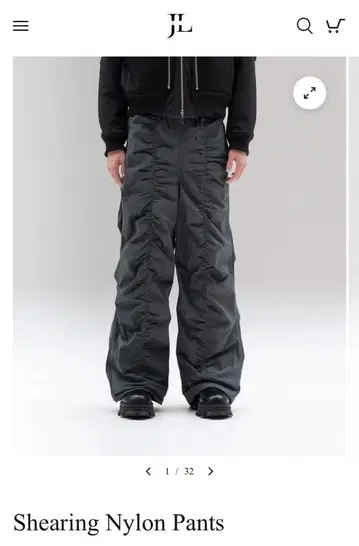 jentlouis Shearing Nylon Pants L 사이즈