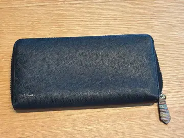 Paul Smith 폴스미스 블랙 지퍼 스트로우 레인 라운드 지퍼