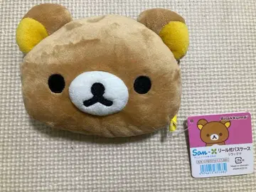 리락쿠마 곰 모양 소품함 지갑 패스 케이스 정기권