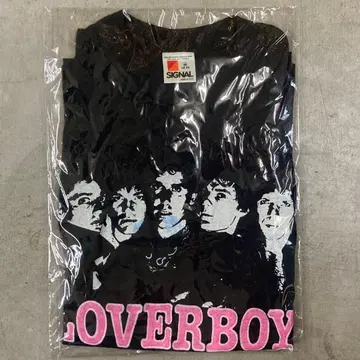 새상품 80s 빈티지 LOVERBOY 슬리브리스 T셔츠 1984