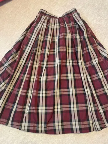 새상품급 아나나 anana 체크 롱 스커트